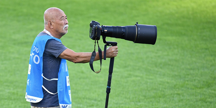 Jiro Mochizuki on duty.