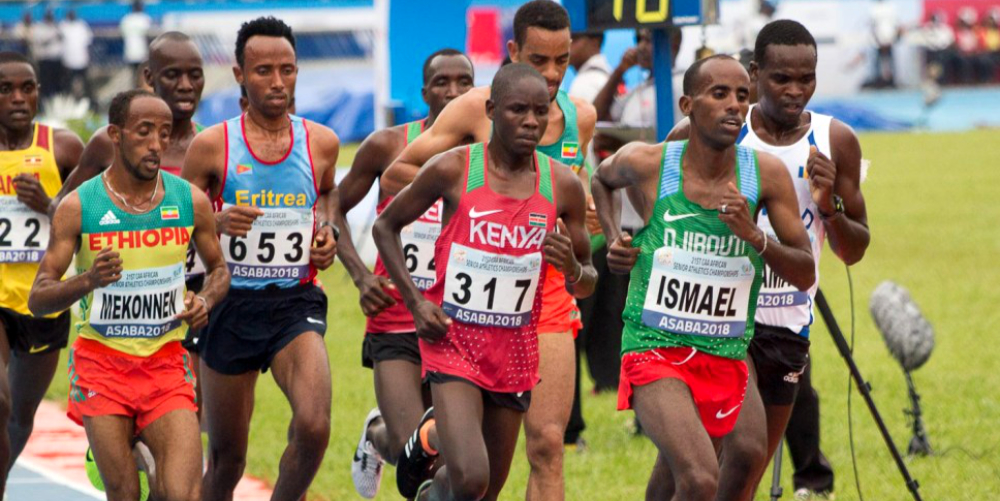 10,000 metres final in Asaba 2018 