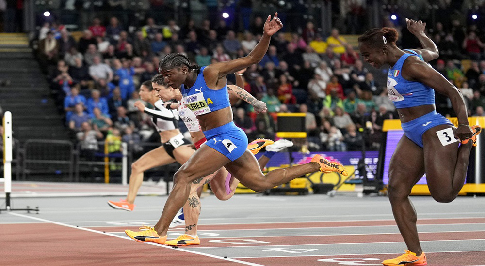 Sprinter Julien Alfred brought first-ever global glory for her tiny country St. Lucia. 