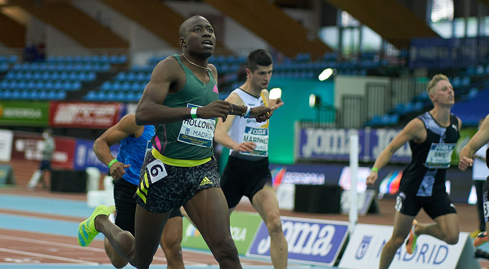 Holloway broke his first world record in Madrid back in 2021.