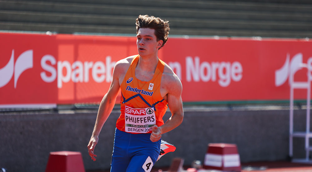 Jonas Phiffers, 400 metres champion in Bergen.