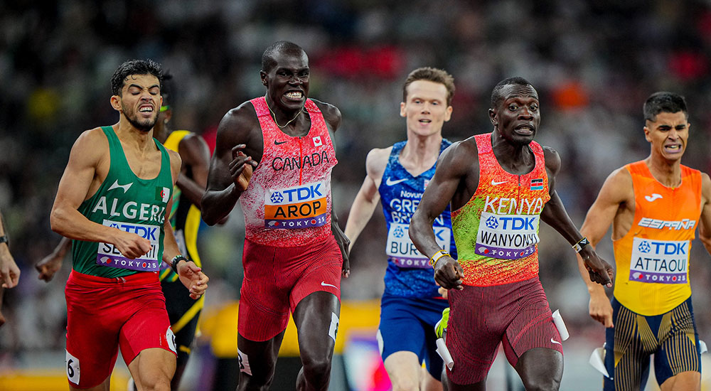 Men's 800 metres final delivered an epic finish. 