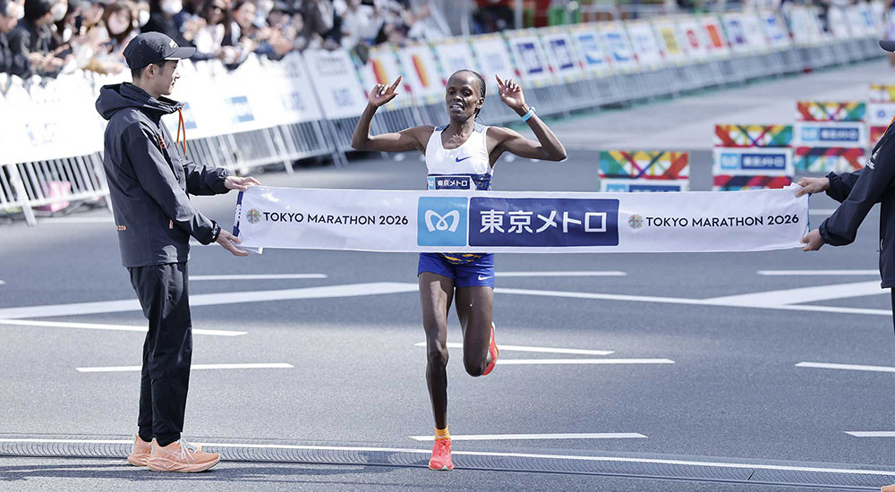 Kosgei stormed to the victory in Tokyo.