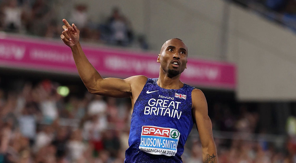 Hudson-Smith took his third 400 metres crown.